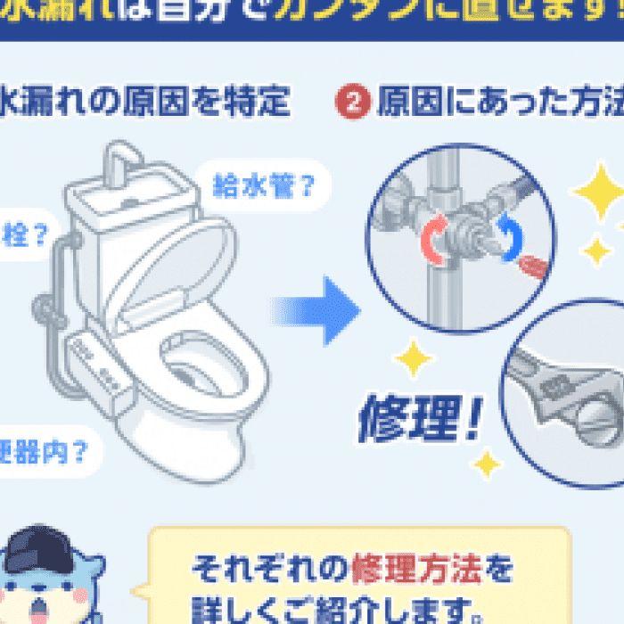 原因別 トイレ水漏れは自分で直せる 5分でわかる失敗しない修理法 水の110番救急車